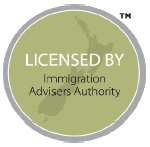 Licensed by Immigration Advisers Authority trade mark